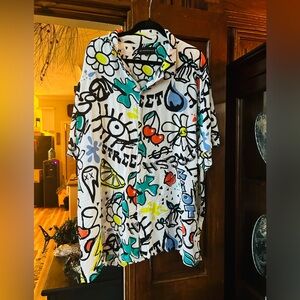 Graphic Print Men's Shirt with matching shorts